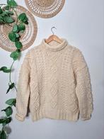 Vintage chunky 100% wollen coltrui L, Kleding | Dames, Truien en Vesten, Vintage, Ophalen of Verzenden, Zo goed als nieuw, Maat 42/44 (L)