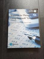 Statistics for Managers using Microsoft Excel 8 editie, Boeken, Ophalen of Verzenden, Gelezen, HBO, Pearson