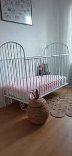 Stevig metalen peuter ledikant brocante stijl, Ophalen, Gebruikt, Ledikant