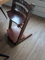 tripp trap  noten hout, Huis en Inrichting, Stoelen, Ophalen, Gebruikt, Bruin, Eén