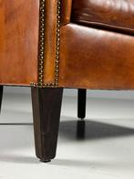 Clubchair schapenleer klassiek gecapitonneerd, Huis en Inrichting, Fauteuils, Ophalen, Nieuw, 75 tot 100 cm, Minder dan 50 cm