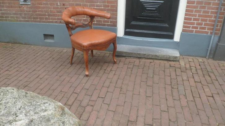 Antieke stoel fauteuil bureaustoel prachtig sfeervol meubel, Antiek en Kunst, Antiek | Meubels | Stoelen en Banken, Ophalen of Verzenden