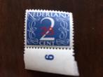 2 cent van Jan van Krimpen met opdruk 25 cent in rood., Ophalen of Verzenden, Na 1940, Postfris