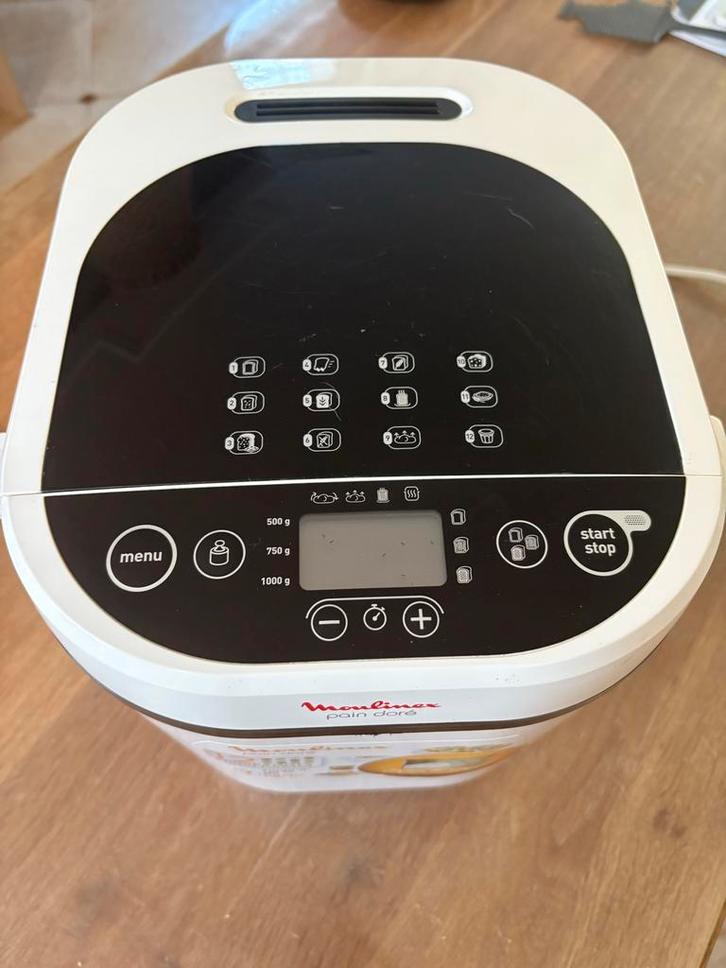 Moulinex Broodbakmachine - Pain Doré, Witgoed en Apparatuur, Broodbakmachines, Zo goed als nieuw, Met timer, 800 tot 1200 gram deeg