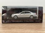 Mercedes S 600 ( W221 ) motorhelix 1:64 geen 1:18 Zilver, Ophalen of Verzenden, Nieuw, Auto