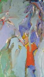 abstract, Olieverf op doek, Vintage, Ophalen of Verzenden