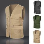 Heren bodywarmer vest vissen outdoor camperen werk zakken, Verzenden, Nieuw
