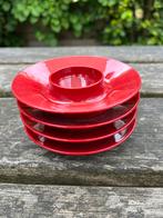 4 eierdopjes Mepal rood, Ophalen of Verzenden, Zo goed als nieuw
