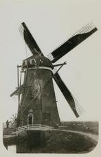 Dirksland repro foto molen polder Dirksland ca. 1970, Ophalen of Verzenden, 1960 tot 1980, Ongelopen, Zuid-Holland