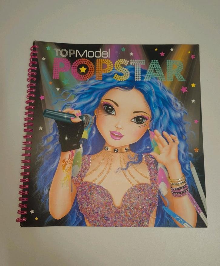 Topmodel Top Model kleurboek tekenboek Pop Star, Hobby en Vrije tijd, Tekenen, Ophalen of Verzenden