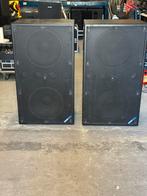 2stuks profsound dubbel 15 inch baskast, Gebruikt, Subwoofer, 120 watt of meer, Ophalen