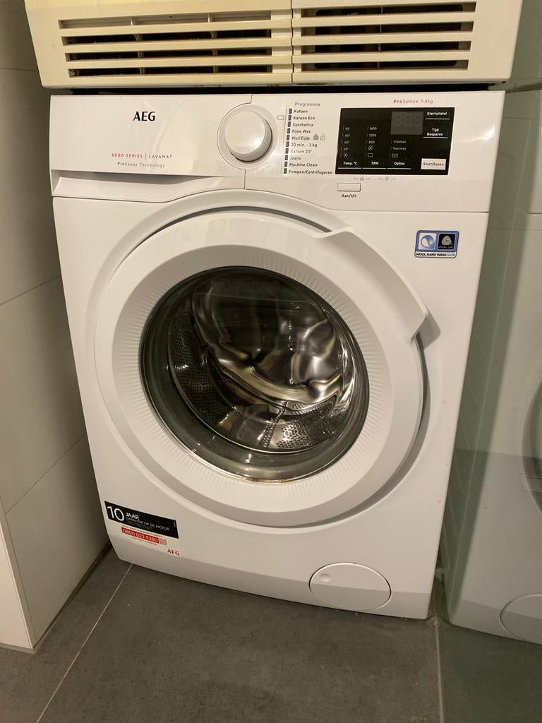 AEG Lavamat Prosense 1-8 KG Wasmachine, Ophalen, Gebruikt, Voorlader, 85 tot 90 cm