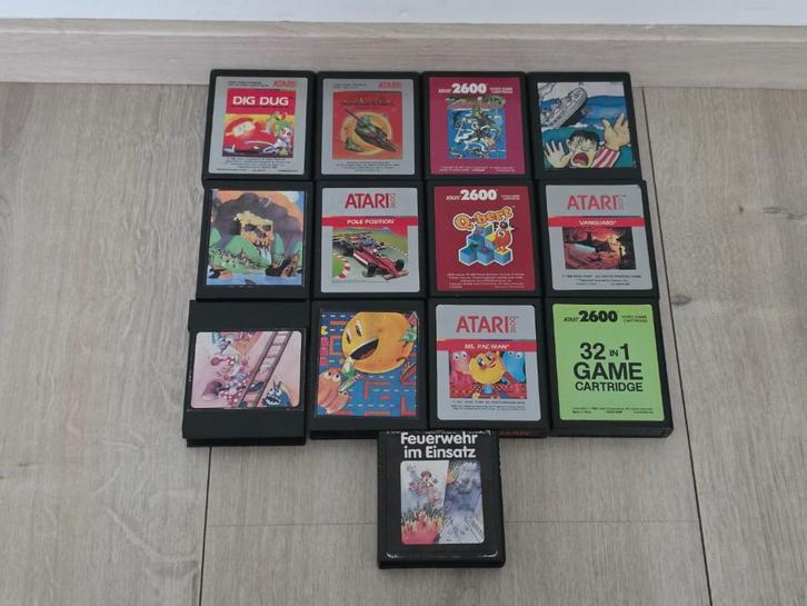 Atari 2600 spellen – Ms. Pac-Man, Galaxian e.a. (PARTIJ), Spelcomputers en Games, Games | Atari, Gebruikt, Atari 2600, 1 speler