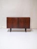 Omann Jun dressoir palissander vintage Deens, Ophalen, 100 tot 150 cm, -, -