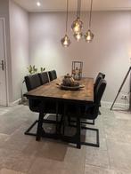 Eettafel met 6 stoelen, Ophalen, Gebruikt, 200 cm of meer, Vijf personen of meer