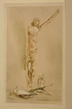 WIM SCHUHMACHER Titel CRUCIFIX Litho 1947 Gesigneerd SP25, Antiek en Kunst, Kunst | Litho's en Zeefdrukken, Verzenden