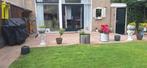 Betonnen bloempotten, Tuin en Terras, Bloempotten, Gebruikt, Tuin, Rond, Beton