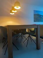 Teak houten eettafel 200 x 100 cm, Teakhout, 200 cm of meer, Zo goed als nieuw, Vijf personen of meer