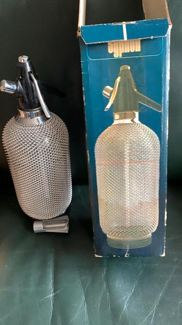 Grote vintage syphon nieuw in verpakking   beschikbaar voor biedingen