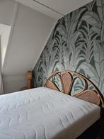 Boxspring 160x200 - Tweepersoons, Ophalen, Tweepersoons, 160 cm, Stof