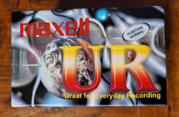 5x cassettebandjes MAXELL UR90 IEC I/ Type I/Ferro