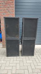 4x Stage Accompany GB 15 speakers., Gebruikt, 120 watt of meer, Front, Rear of Stereo speakers, Ophalen