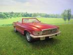 1/25 Mercedes Benz R107 450 SL - Polistil S-86 rood, Hobby en Vrije tijd, Ophalen of Verzenden, Gebruikt