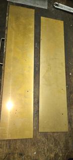 Messing platen 2 mm dik, Ophalen of Verzenden, Overige schalen, Onderdeel