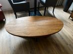 Pronto Romaro ovale salontafel ZGAN, Huis en Inrichting, Ophalen, 100 tot 150 cm, Teakhout, Minder dan 50 cm