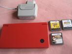 DSi rood/red, Dsi, Ophalen of Verzenden, Rood, Gebruikt