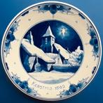 Kerstmis 1962 Porceleyne Fles 18cm (5*) kerktoren in winter, Antiek en Kunst, Ophalen of Verzenden