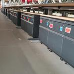 8x zwarte AHREND ladekasten met 2 lades 59x43x57, Ophalen, Kunststof, Gebruikt, 50 tot 100 cm