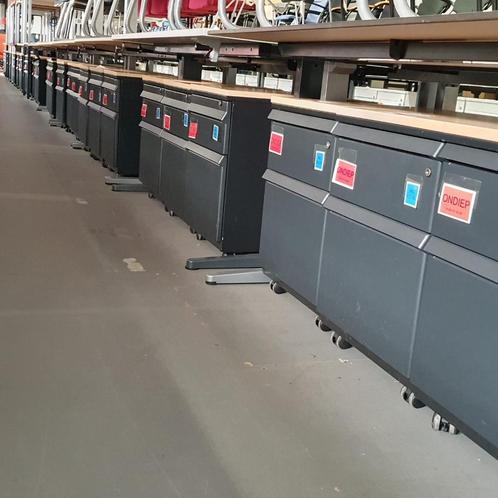 8x zwarte AHREND ladekasten met 2 lades 59x43x57, Huis en Inrichting, Kasten | Ladekasten, Gebruikt, Minder dan 100 cm, 50 tot 100 cm