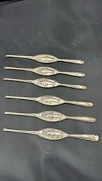 6 kreeften pinnen bestek. Frankrijk. Vintage. Verzilverd., Ophalen of Verzenden