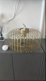 Goude lampenkap, Huis en Inrichting, Lampen | Lampenkappen, Ophalen of Verzenden, Zo goed als nieuw, Rond