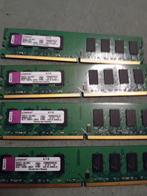 4x 2GB DDR2 RAM Kingston KVR, Ophalen, Gebruikt, DDR2, Desktop
