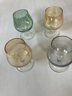 DIVERS GEKLEURD VINTAGE GLASWERK., Ophalen of Verzenden