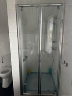 Huppe douchewand 85-90cm breed, Ophalen, Gebruikt, Met douche