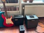 Electrische gitaar met versterker en omvormer, Ophalen of Verzenden, Gebruikt, Gitaar, 50 tot 100 watt