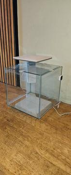 Aquarium superfish Cube 30 liter, Dieren en Toebehoren, Vissen | Aquaria en Toebehoren, Ophalen, Zo goed als nieuw, Verlichting of Verwarming