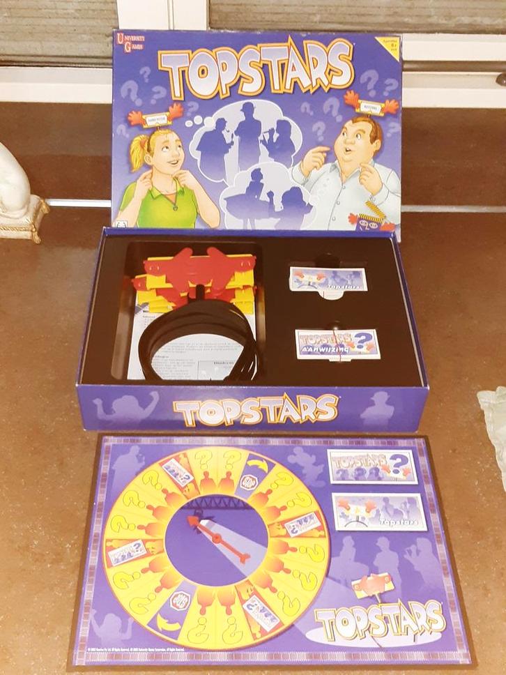 Topstars / wie ben ik 2003, Hobby en Vrije tijd, Gezelschapsspellen | Bordspellen, Zo goed als nieuw, Ophalen of Verzenden