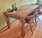 Eettafel van hout, Ophalen, Gebruikt, 50 tot 100 cm, Vijf personen of meer