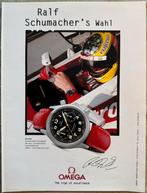 Advertentie uit 2000 Omega Dynamic Ralf Schumacher, Verzenden, 1980 tot heden, Buitenland, Knipsel(s)
