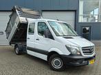 Mercedes-Benz Sprinter 510 Kipper DC 7 Pers. Trekhaak Airco, Auto's, Bestelauto's, Euro 5, Achterwielaandrijving, Gebruikt, Zwart