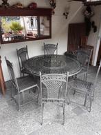 Mooie IJzer Tuinset, Ophalen, Overige materialen, Gebruikt, 6 zitplaatsen