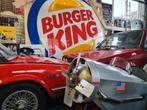 Burger King Reklame bord 3 meter doorsnede, Verzamelen, Automerken, Motoren en Formule 1, Formule 1, Zo goed als nieuw, Ophalen