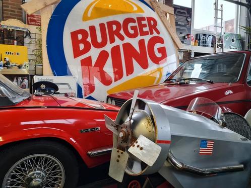 Burger King Reklame bord 3 meter doorsnede, Verzamelen, Automerken, Motoren en Formule 1, Zo goed als nieuw, Formule 1, Ophalen