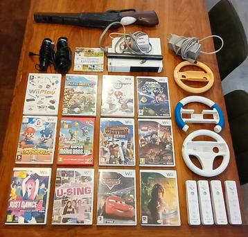 Nintendo Wii Compleet Pakket met Games & Accessoires! beschikbaar voor biedingen