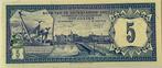 Nederlandse Antillen vijf gulden 1984 UNC, Postzegels en Munten, Bankbiljetten | Nederland, Ophalen of Verzenden, 5 gulden, Los biljet