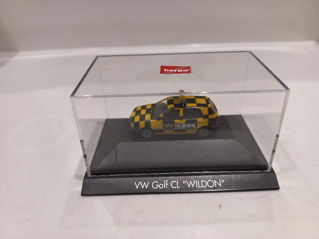 Volkswagen Golf CL Wildon fahrschule Herpa 1:87 modelauto, Ophalen of Verzenden, Nieuw, Auto, Herpa